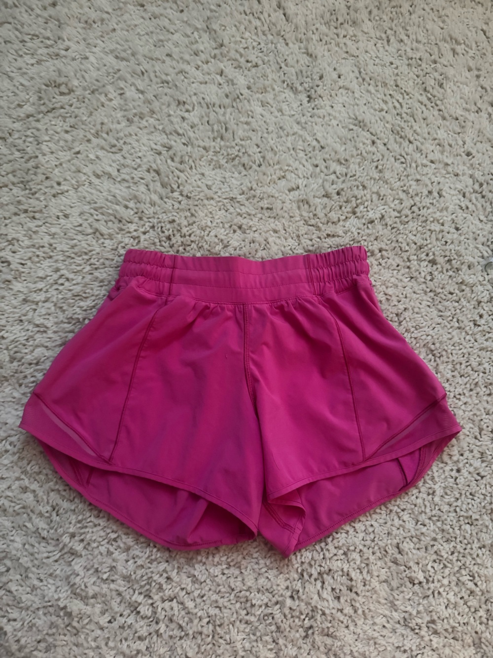 lululemon athletica Bright Pink Athletic Shorts